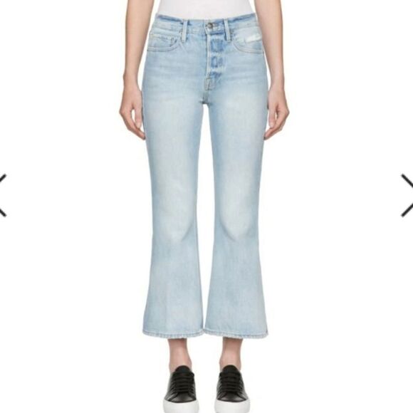 Frame rigid re-release le cropped flare jeans, 29 - Picture 5 of 10